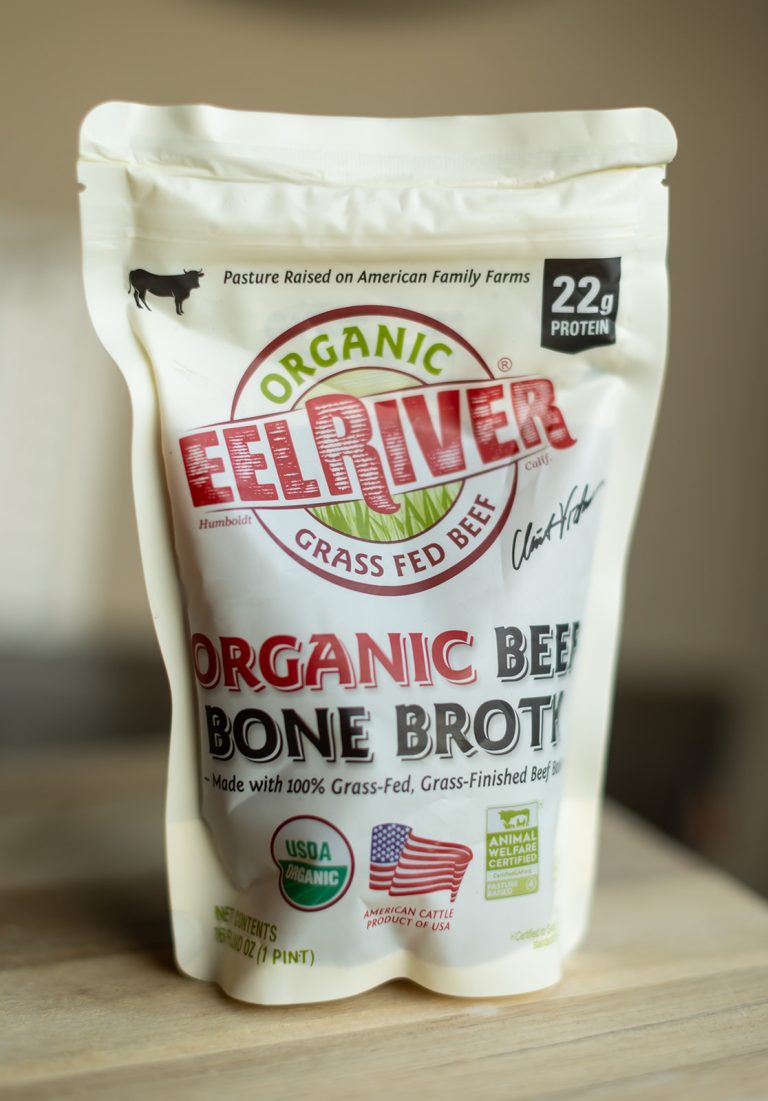 Organic GrassFed Beef Bone Broth Eel River Organic Beef GrassFed