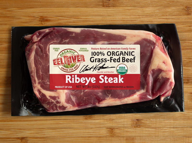 100% Grass Fed Ribeye Steak
